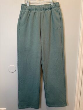 Comfrt Lightweight Straight Leg Sweatpants Jade Size Small
